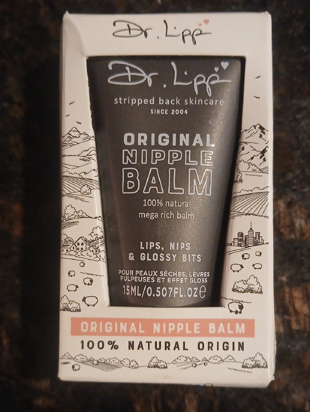 Original Nipple Balm - Black Tube Lip & Skin Balm